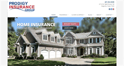 Desktop Screenshot of prodigyinsurancegroup.com